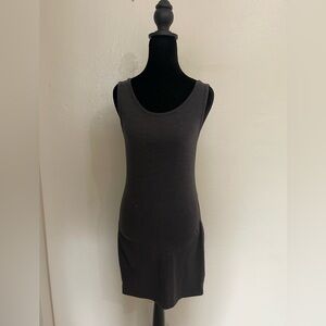 Zenana Outfitters Charcoal Grey Tank Bodycon Mini Dress - Size M